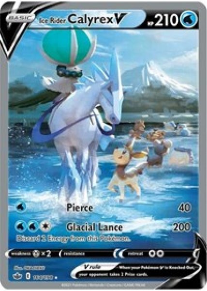 Ice Rider Calyrex V  164/198 - Holo