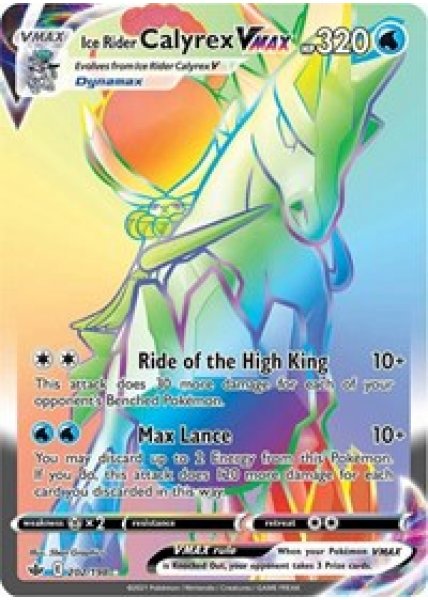 Ice Rider Calyrex VMAX  202/198 - Holo