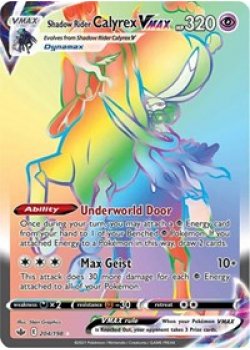 Shadow Rider Calyrex VMAX  204/198 - Holo