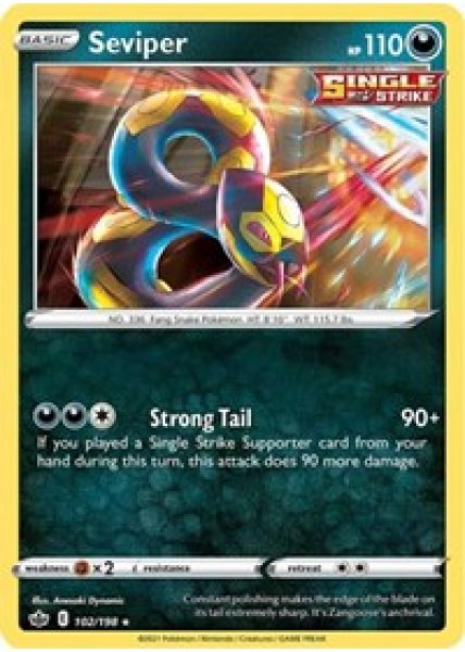 Seviper 102/198 - Reverse Holo