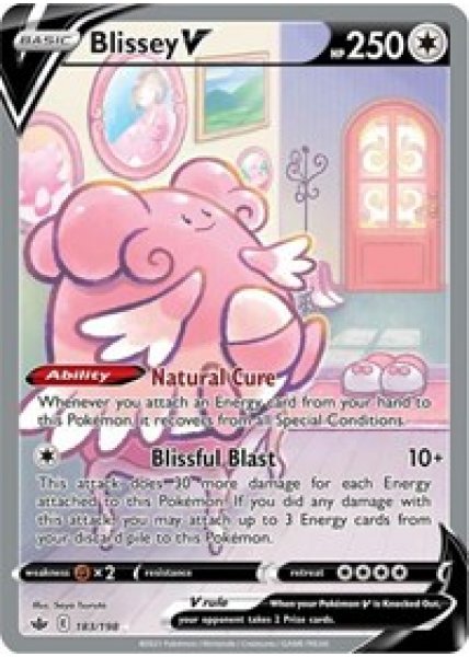 Blissey V  183/198 - Holo