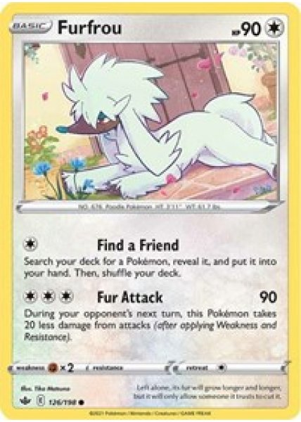 Furfrou 126/198 - Reverse Holo