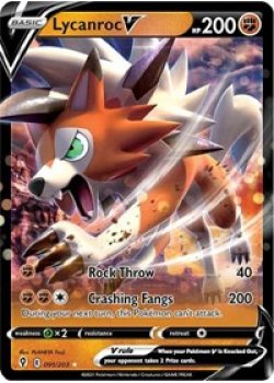 Lycanroc V 091/203 - Holo