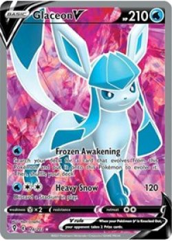 Glaceon V  174/203 - Holo