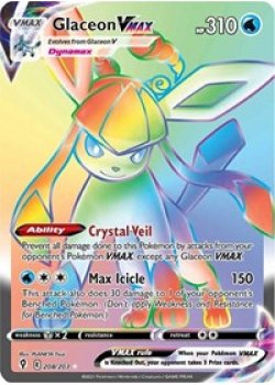 Glaceon VMAX  208/203 - Holo