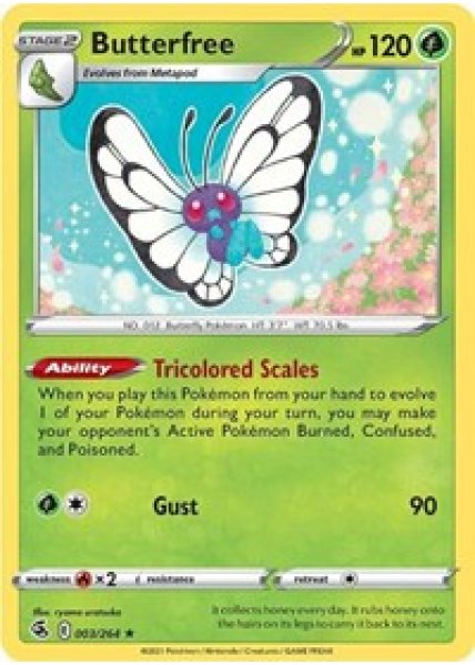 Butterfree 003/264 - Reverse Holo