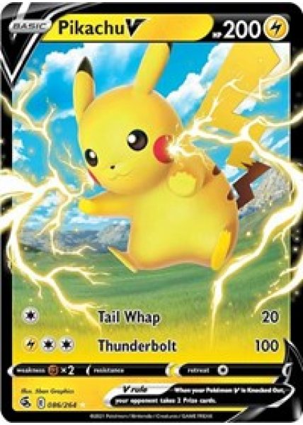 Pikachu V 086/264 - Holo