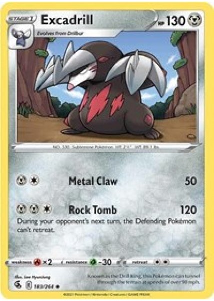 Excadrill 183/264 - Reverse Holo