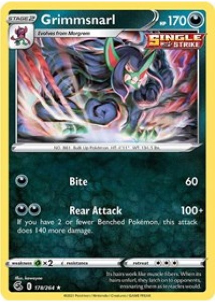 Grimmsnarl 178/264 - Reverse Holo