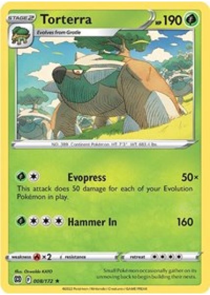 Torterra 008/172 - Holo