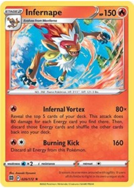 Infernape 026/172 - Holo