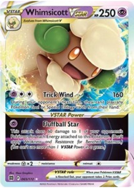 Whimsicott VSTAR 065/172 - Holo