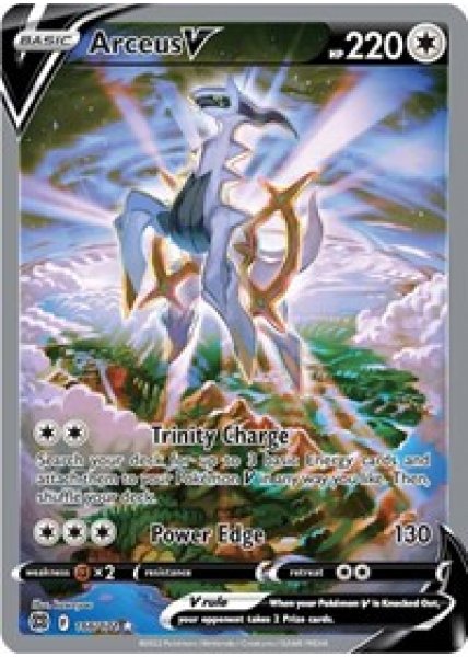 Arceus V  166/172 - Holo