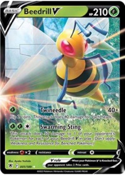 Beedrill V 001/189 - Holo