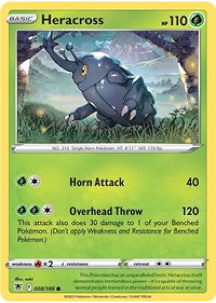 Heracross 008/189 - Reverse Holo