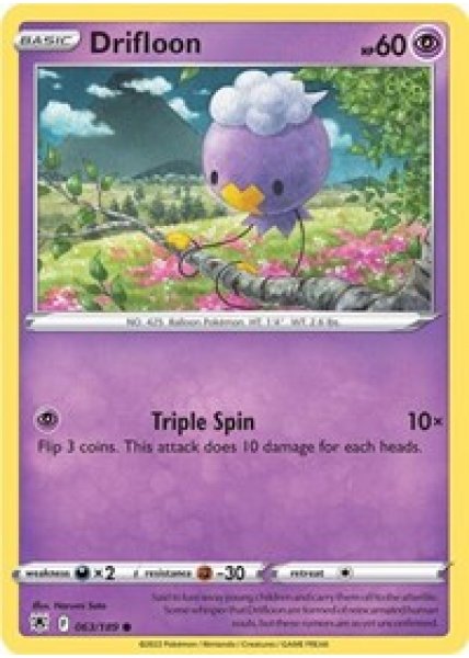 Drifloon 063/189 - Reverse Holo