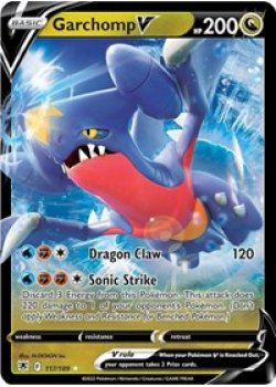 Garchomp V 117/189 - Holo