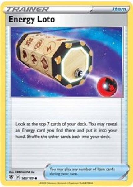 Energy Loto 140/189 - Reverse Holo