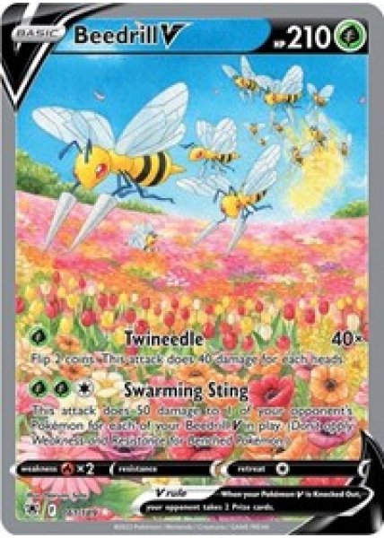 Beedrill V  161/189 - Holo