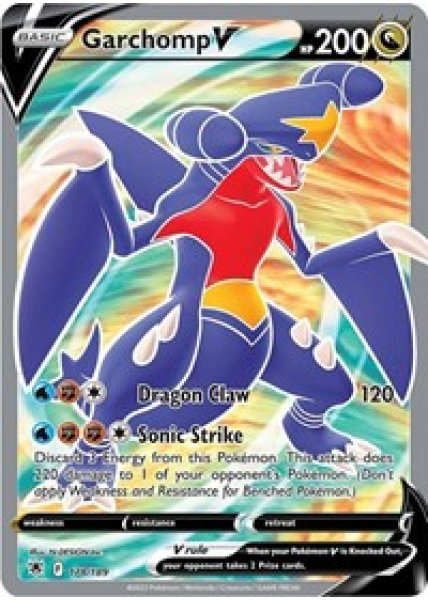 Garchomp V  178/189 - Holo