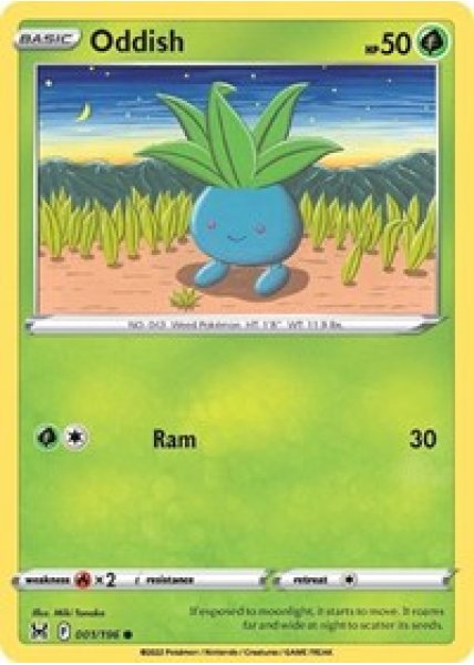 Oddish 001/196 - Reverse Holo