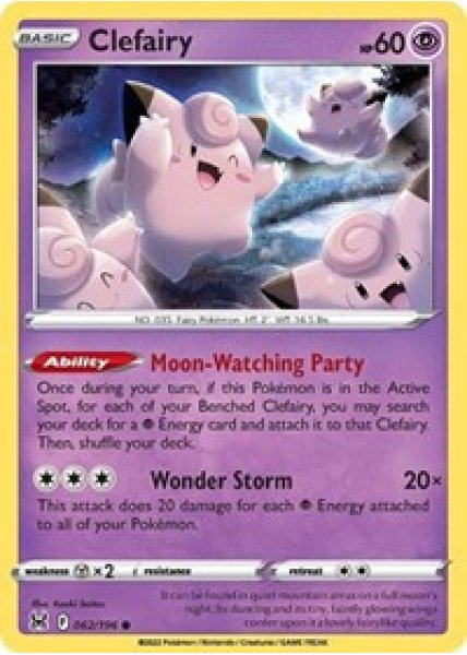 Clefairy 062/196 - Reverse Holo