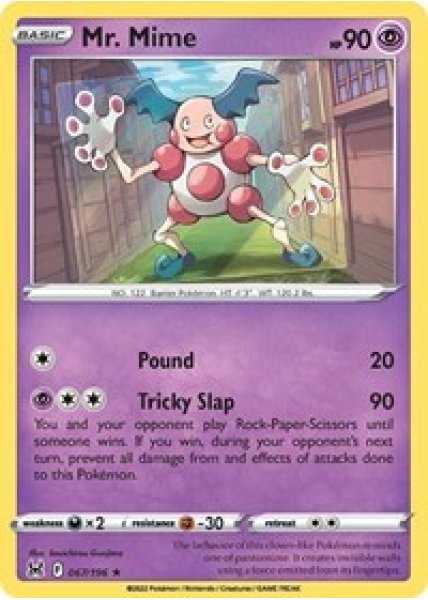 Mr. Mime 067/196 - Reverse Holo