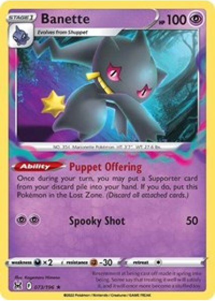 Banette 073/196 - Reverse Holo