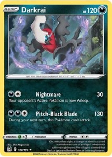 Darkrai 120/196 - Reverse Holo