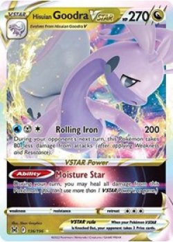 Hisuian Goodra VSTAR 136/196 - Holo