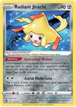 Radiant Jirachi 120/195 - Holo