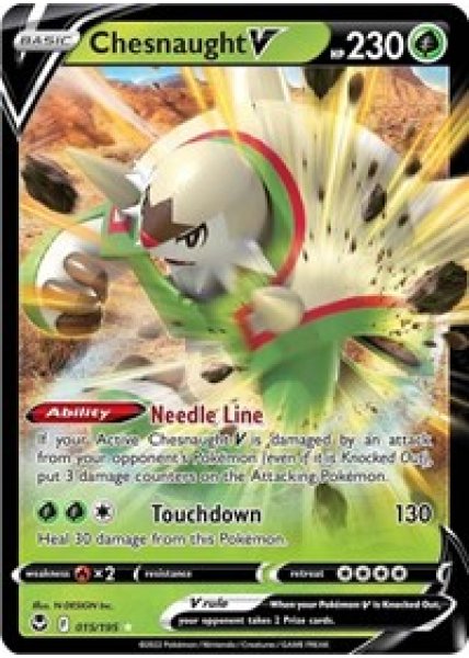 Chesnaught V 015/195 - Holo