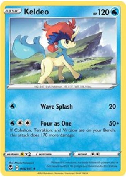 Keldeo 046/195 - Reverse Holo