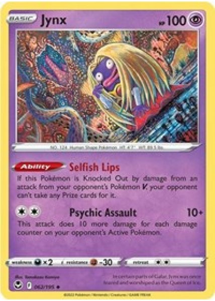 Jynx 062/195 - Reverse Holo