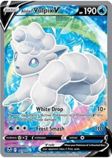 Alolan Vulpix V  173/195 - Holo