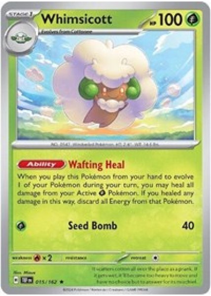 Whimsicott 015/162 - Holofoil