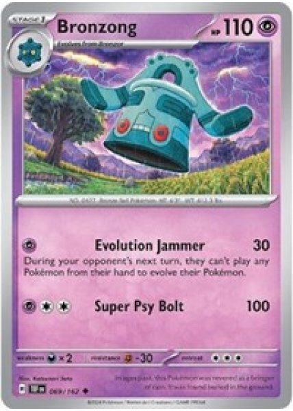 Bronzong 069/162 - Reverse Holofoil