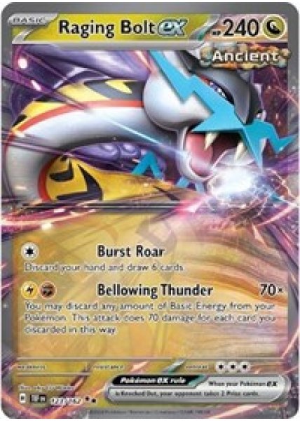 Raging Bolt ex - 123/162 - Holofoil