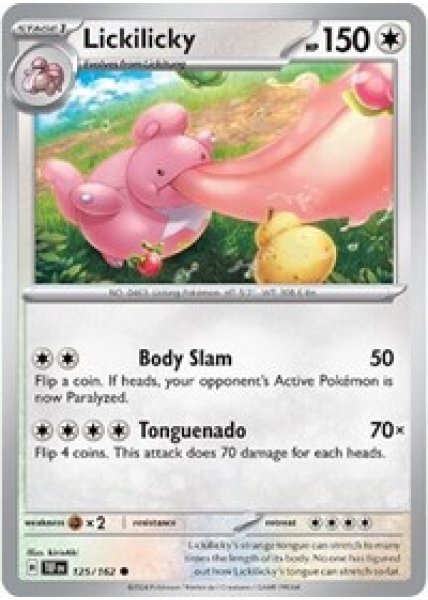 Lickilicky 125/162 - Reverse Holofoil