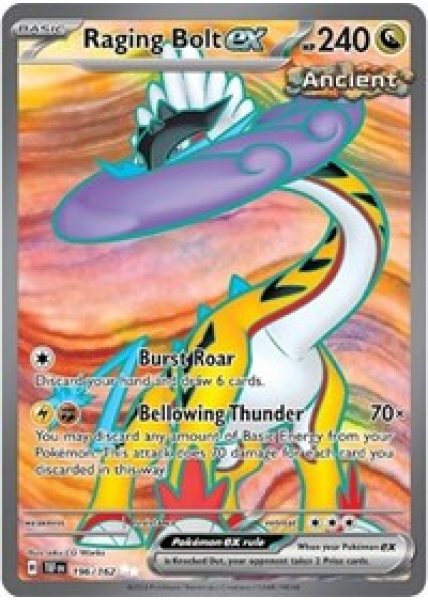 Raging Bolt ex - 196/162 - Holofoil