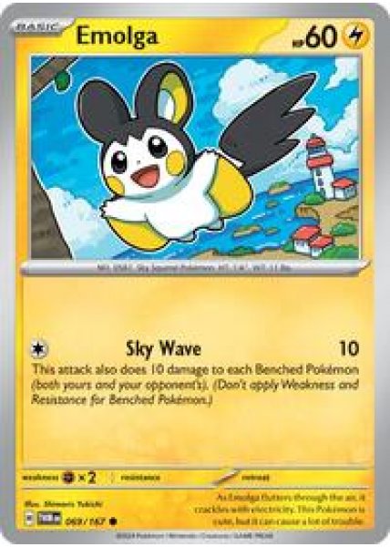 Emolga 069/167 - Reverse Holofoil