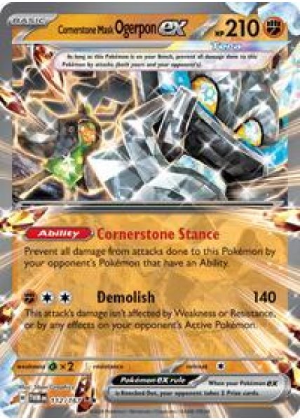 Cornerstone Mask Ogerpon ex - 112/167 - Holofoil