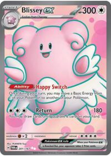 Blissey ex - 201/167 - Holofoil