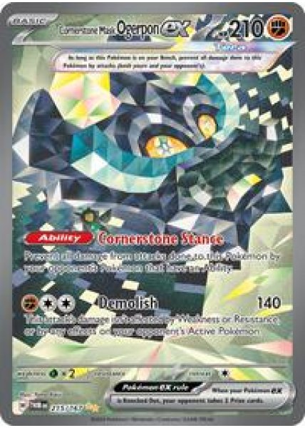 Cornerstone Mask Ogerpon ex - 215/167 - Holofoil