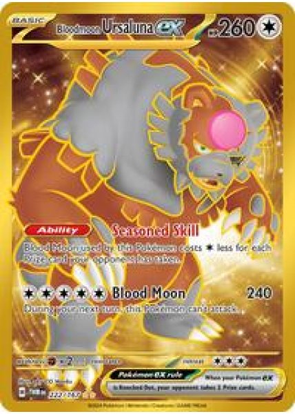 Bloodmoon Ursaluna ex - 222/167 - Holofoil