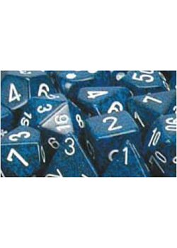 DICE D6: CHX25746 Speckled 16mm Pip Stealth (12)