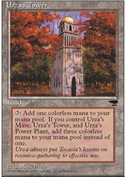 Urza's Tower (Forest) (White Border)
