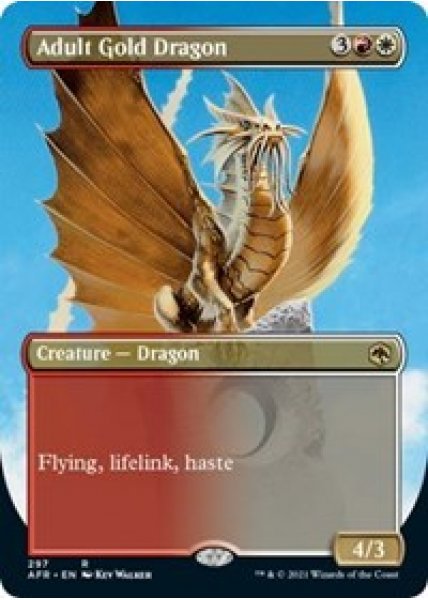 Adult Gold Dragon (Borderless)