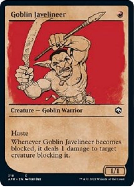 Goblin Javelineer (Showcase) - Foil