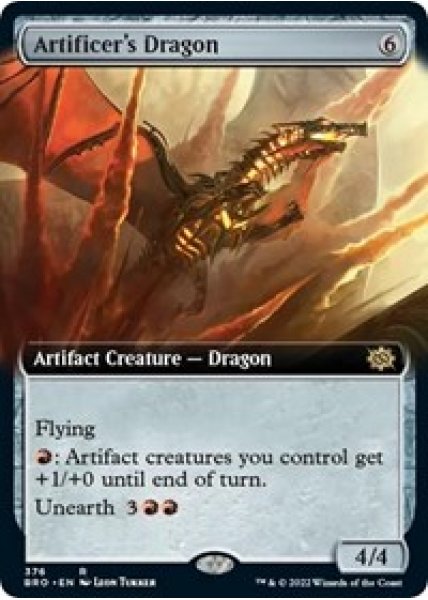 Artificer's Dragon (Extended Art) - Foil